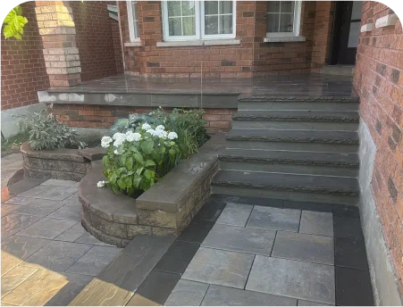 Interlocking landscaping - Home